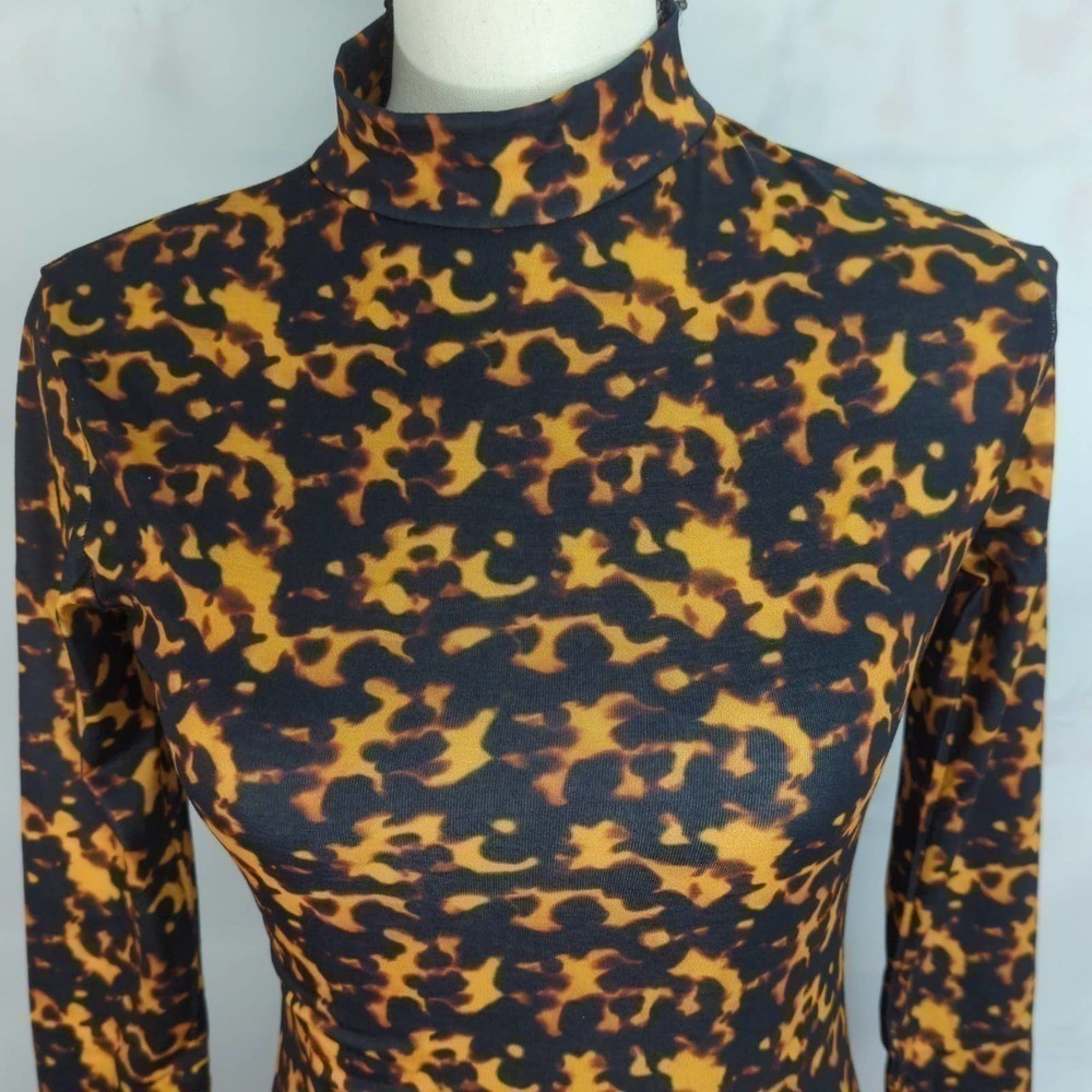 NWT | Daisy Street Cropped Mock Neck Long Sleeve Top - Picture 3 of 8
